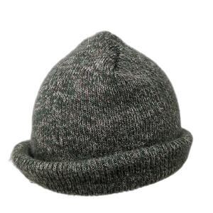 Hot Shot Beanie Hat Green One Size Stretch Fit Knit Blank Acrylic